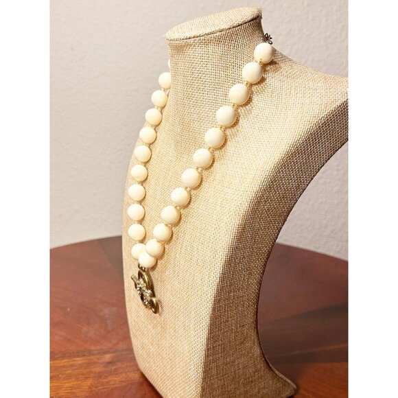 Women's Beaded Key to My Heart Beaded Rhinestone Necklace - Picture 2 of 4